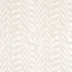 Schumacher 80670 Quincy Embroidery On Linen White fabric swatch