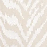 Schumacher 80670 Quincy Embroidery On Linen White fabric swatch