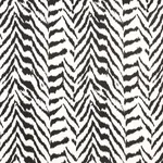 Schumacher 179410 Quincy Hand Print Black fabric swatch