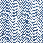 Schumacher 179412 Quincy Hand Print Blue fabric swatch