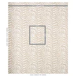 Schumacher 179411 Quincy Hand Print Natural fabric swatch