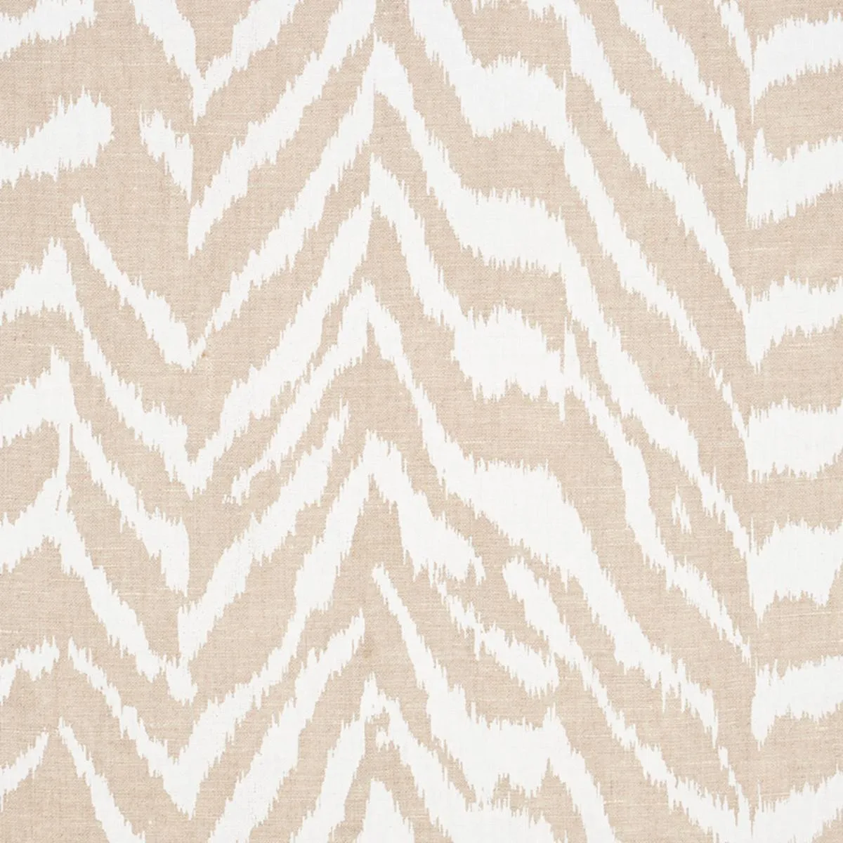 Schumacher 179411 Quincy Hand Print Natural fabric swatch