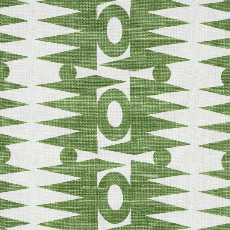 Schumacher 181521 Ra Green fabric swatch