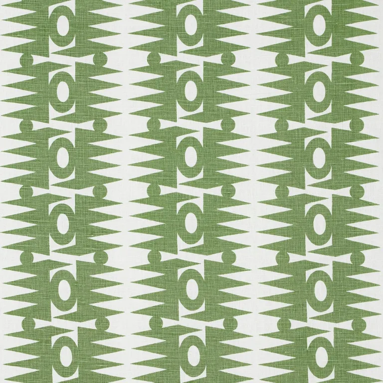 Schumacher 181521 Ra Green fabric swatch