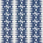 Schumacher 181520 Ra Navy fabric swatch
