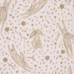Schumacher 180441 Rabbit High Performance Print Blush fabric swatch