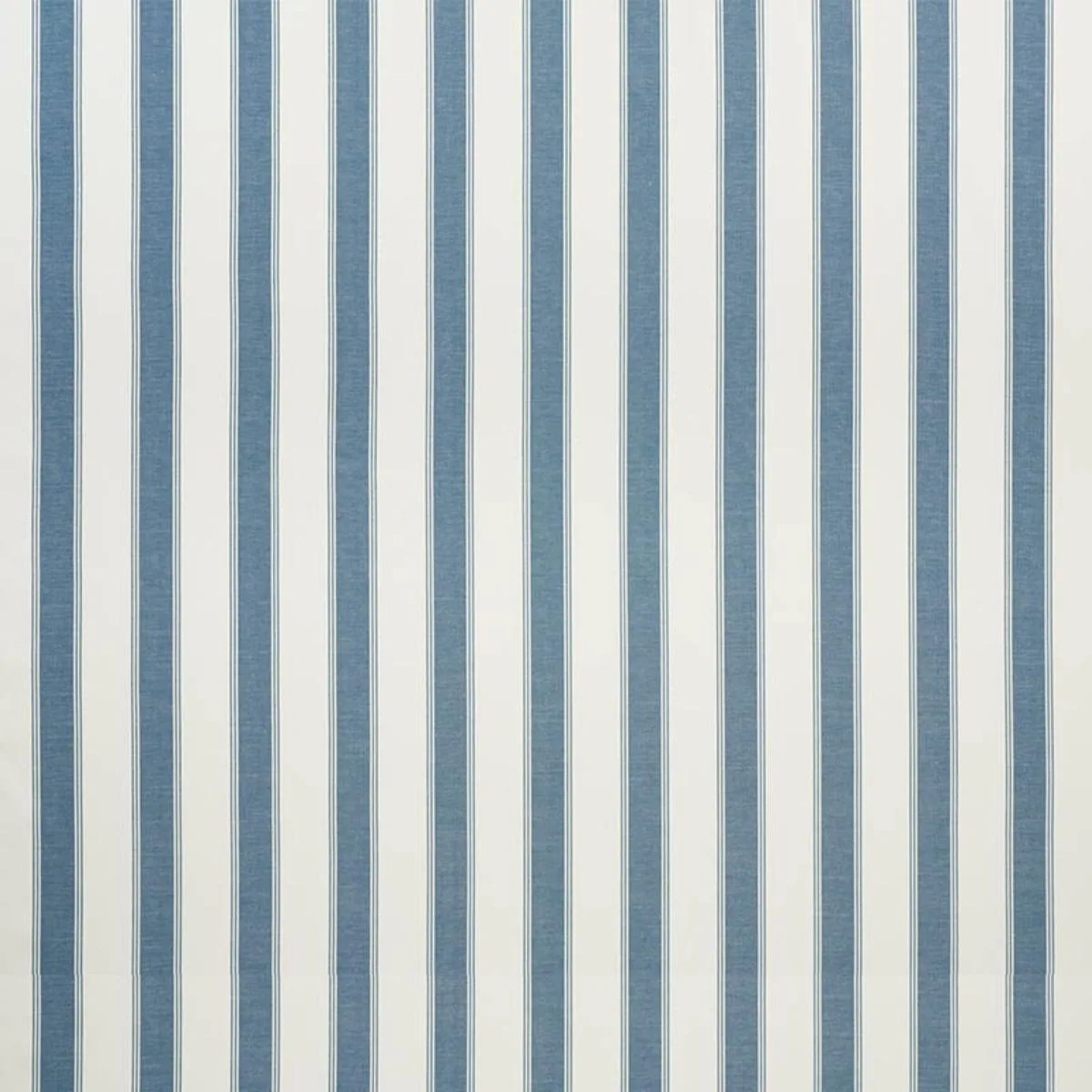 Schumacher 75823 Rafe Stripe Marine fabric swatch