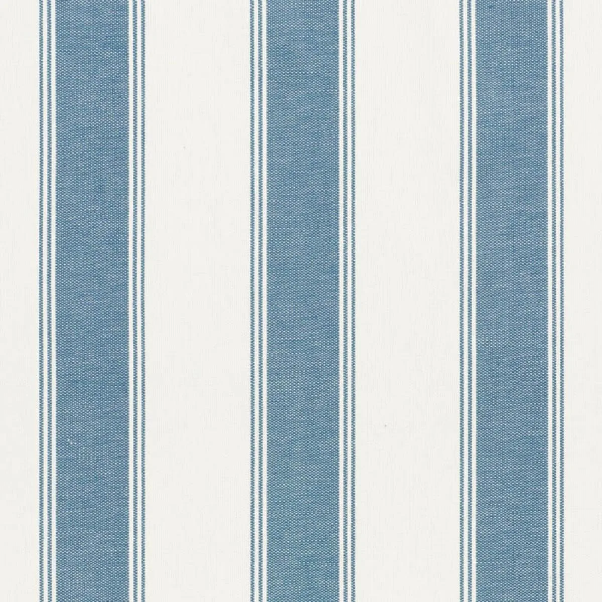 Schumacher 75823 Rafe Stripe Marine fabric swatch