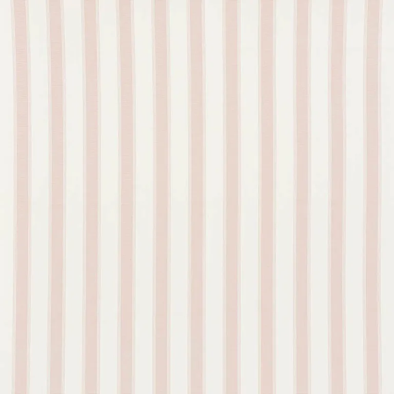 Schumacher 75820 Rafe Stripe Quiet Pink fabric swatch