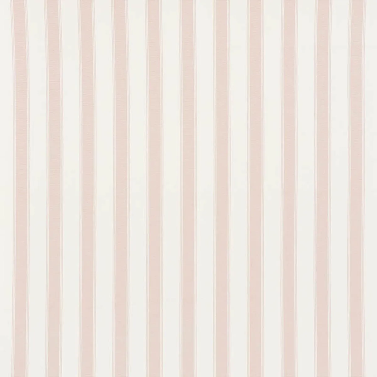 Schumacher 75820 Rafe Stripe Quiet Pink fabric swatch
