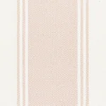Schumacher 75820 Rafe Stripe Quiet Pink fabric swatch