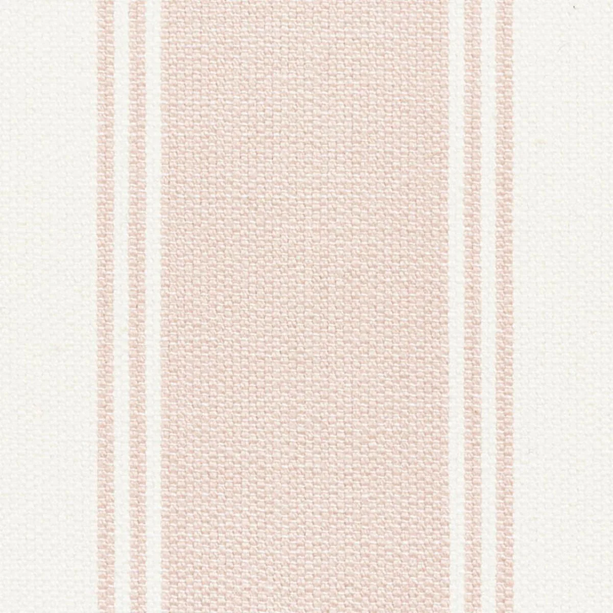 Schumacher 75820 Rafe Stripe Quiet Pink fabric swatch