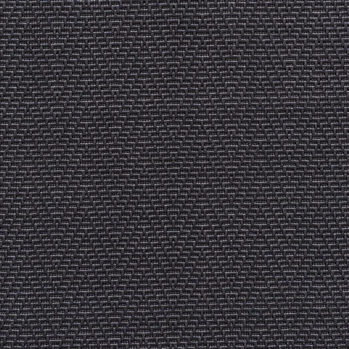 Schumacher 67123 Raffia Herringbone Raven fabric swatch