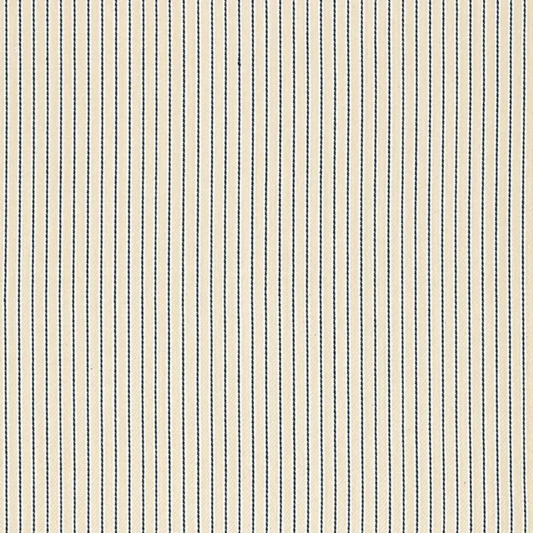 Schumacher 67502 Rain Shadow Stripe Indigo fabric swatch