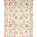 Schumacher 81430 Raleigh Crewel Embroidery Autumn fabric swatch