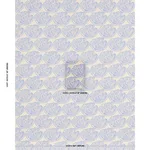 Schumacher 182750 Ramsgate Hand Block French Blue fabric swatch