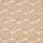 Schumacher 182752 Ramsgate Hand Block Sand fabric swatch