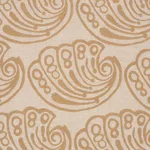 Schumacher 182752 Ramsgate Hand Block Sand fabric swatch