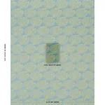 Schumacher 182751 Ramsgate Hand Block Seaweed fabric swatch