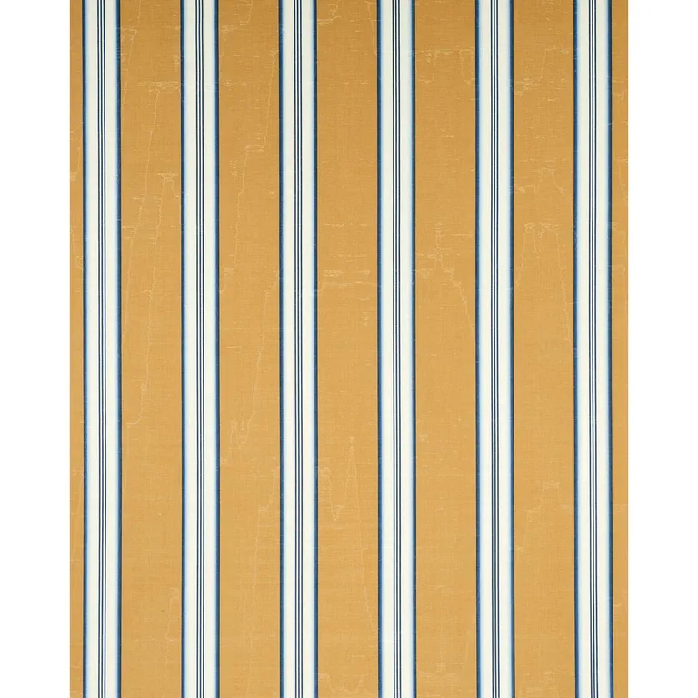 Schumacher 81420 Randolph Stripe Moiré Goldsmith fabric swatch