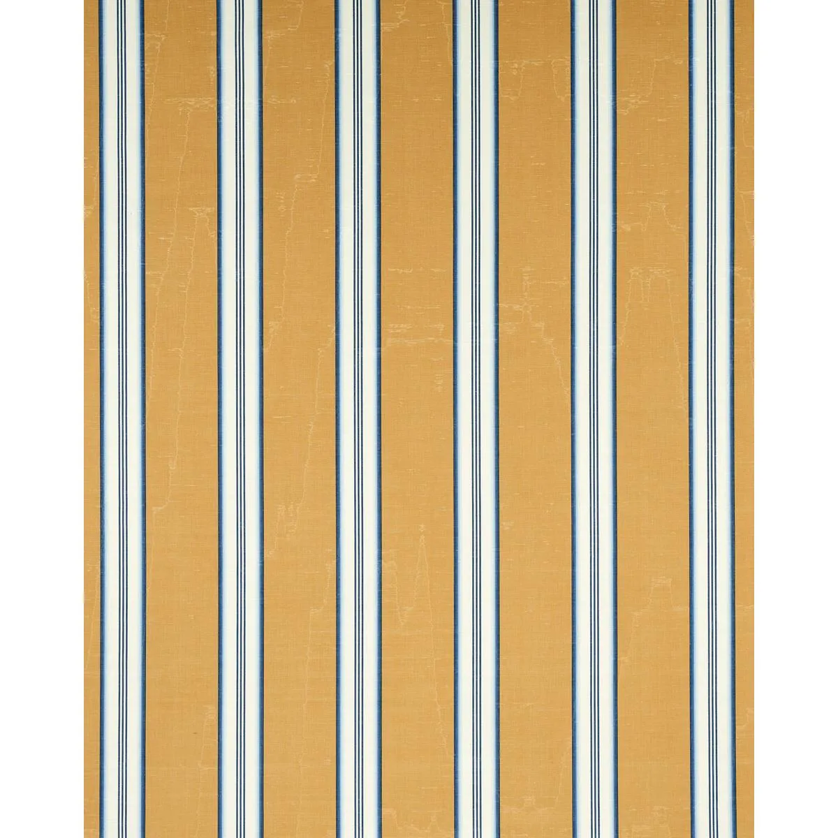Schumacher 81420 Randolph Stripe Moiré Goldsmith fabric swatch