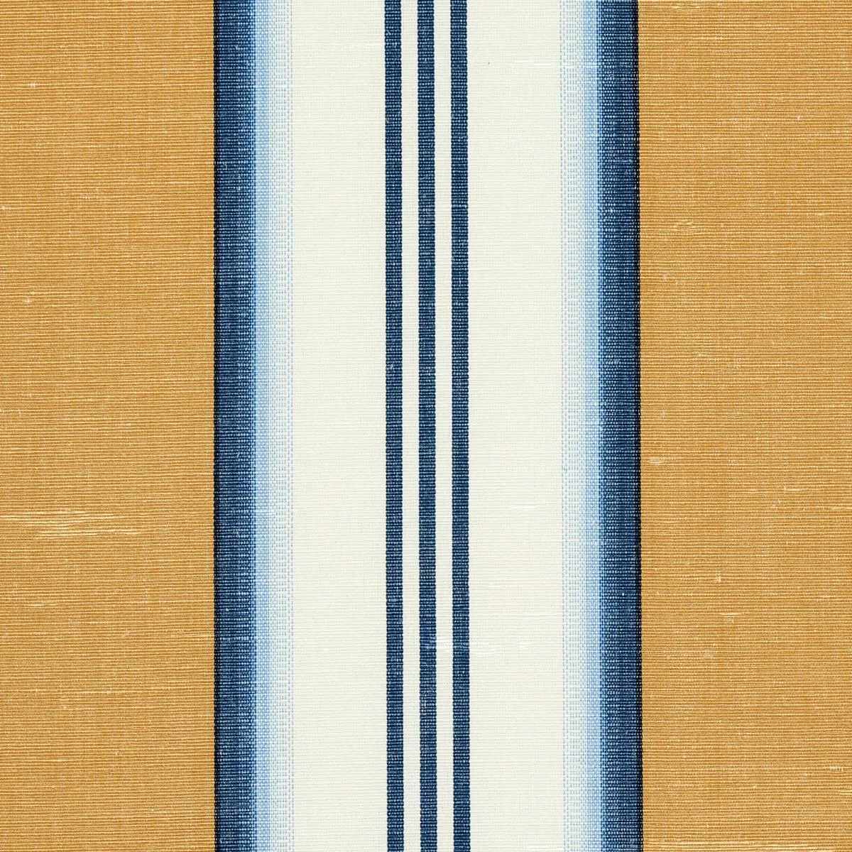 Schumacher 81420 Randolph Stripe Moiré Goldsmith fabric swatch
