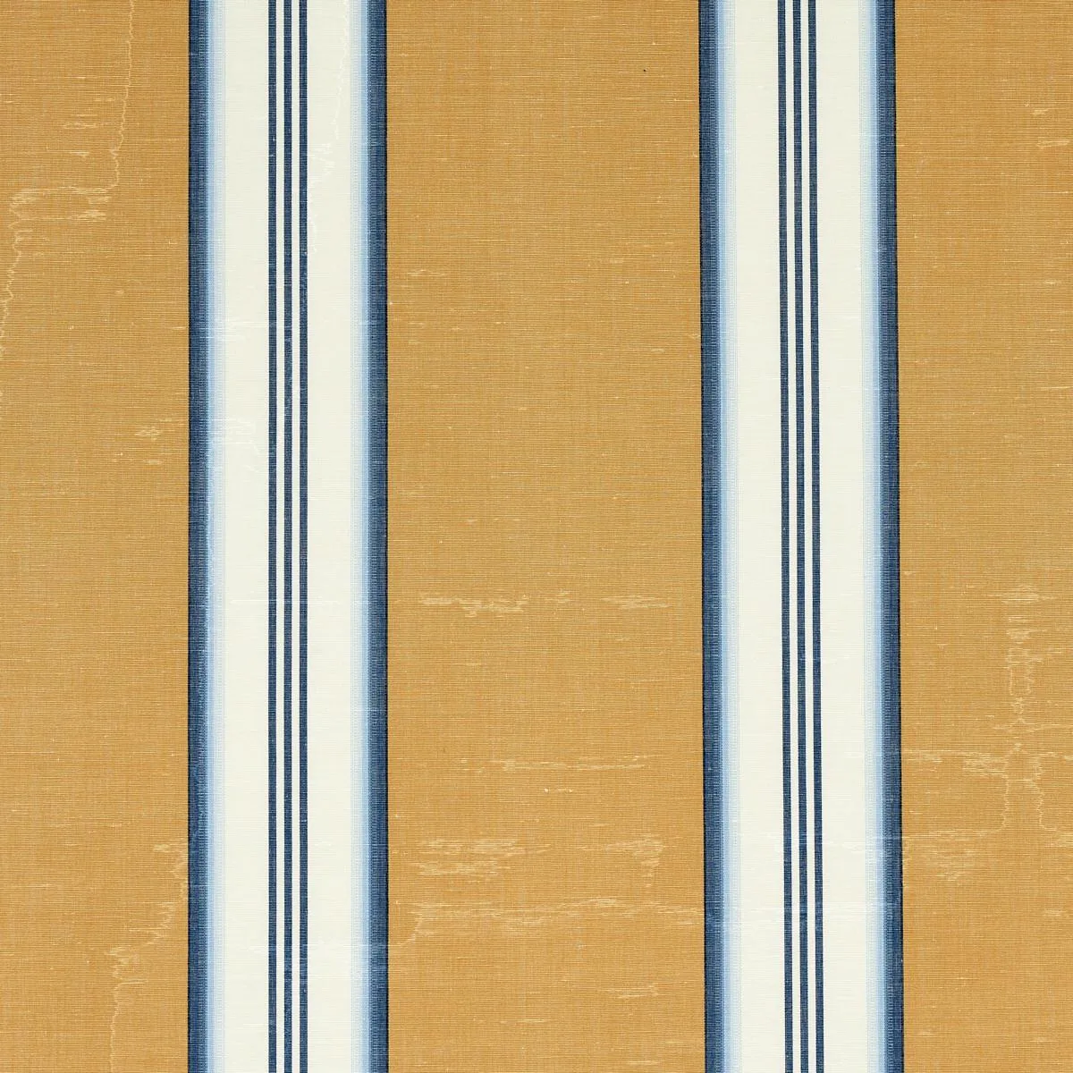 Schumacher 81420 Randolph Stripe Moiré Goldsmith fabric swatch