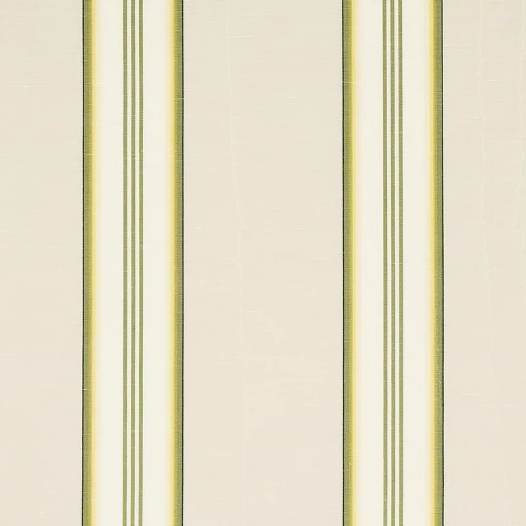 Schumacher 81421 Randolph Stripe Moiré Magnolia fabric swatch