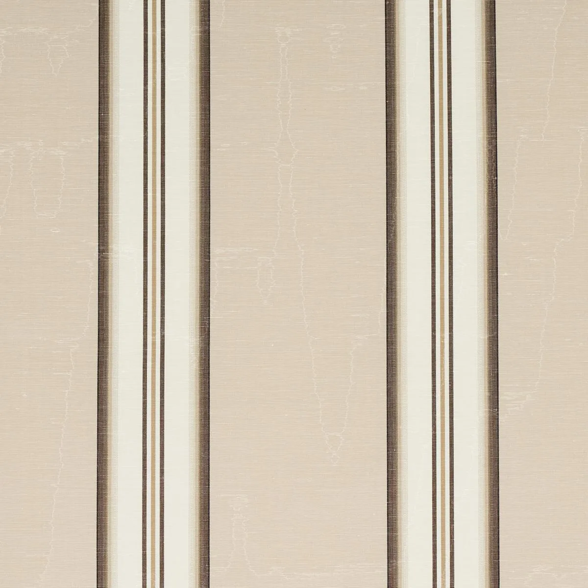 Schumacher 81422 Randolph Stripe Moiré Shell fabric swatch