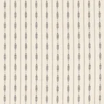 Schumacher 71900 Rania Stripe Black fabric swatch