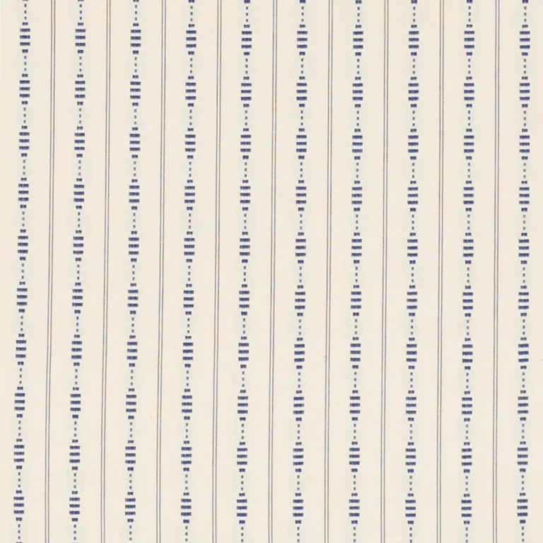 Schumacher 71901 Rania Stripe Navy fabric swatch