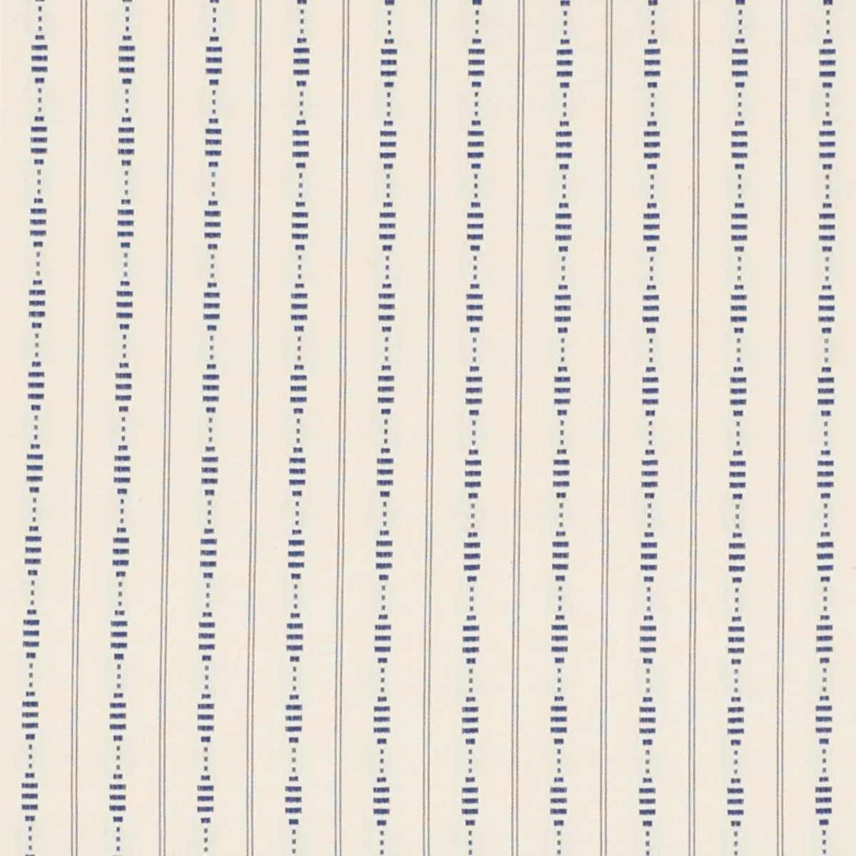 Schumacher 71901 Rania Stripe Navy fabric swatch