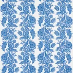Schumacher 182531 Raven Woods Blue fabric swatch