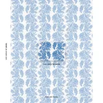 Schumacher 182531 Raven Woods Blue fabric swatch