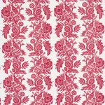 Schumacher 182532 Raven Woods Red fabric swatch