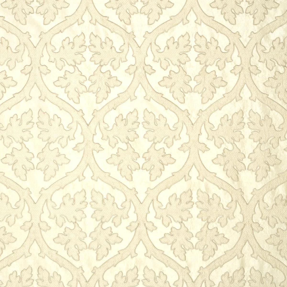 64742 Ravenna Embroidery Bone Fabric