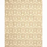 Schumacher 64741 Ravenna Embroidery Camel fabric swatch