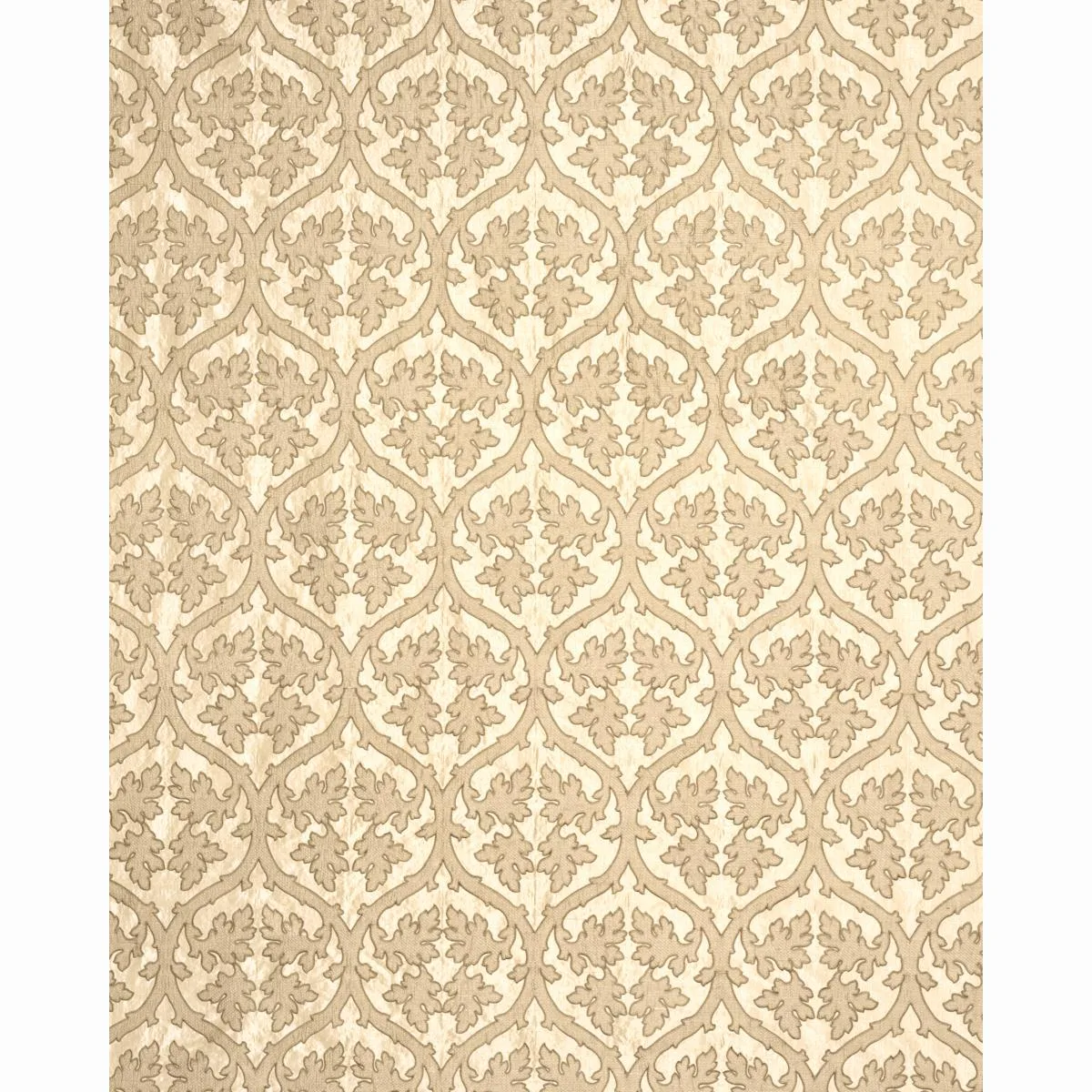 Schumacher 64741 Ravenna Embroidery Camel fabric swatch