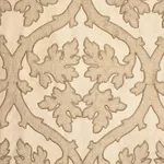 Schumacher 64741 Ravenna Embroidery Camel fabric swatch
