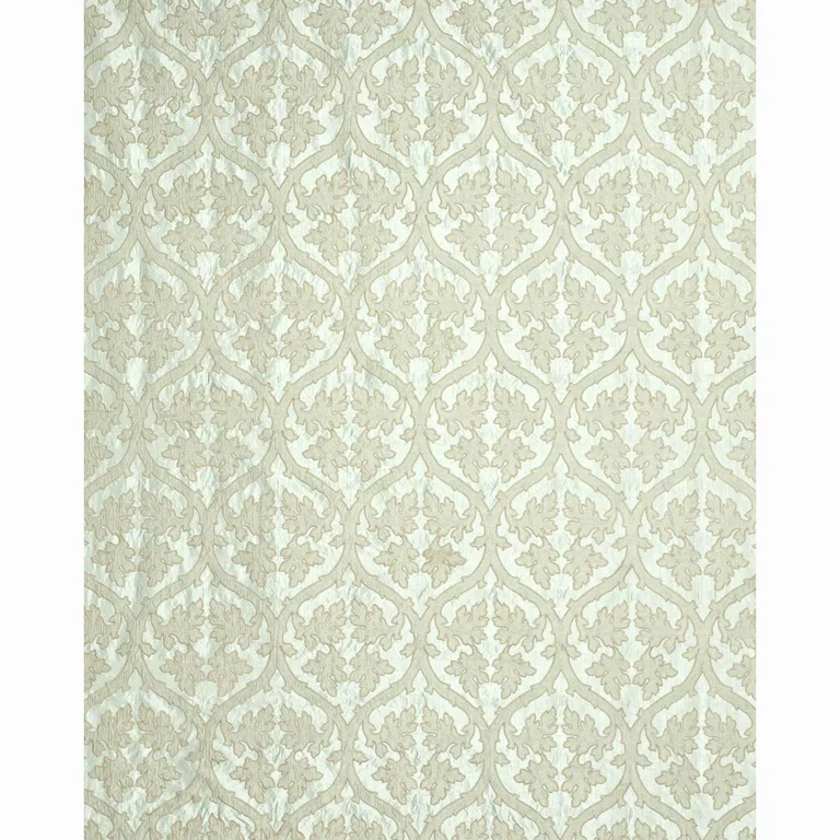Schumacher 64740 Ravenna Embroidery Mineral fabric swatch