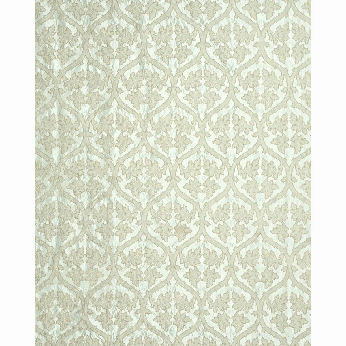 Schumacher 64740 Ravenna Embroidery Mineral fabric swatch