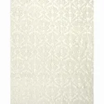 Schumacher 64743 Ravenna Embroidery Silver fabric swatch