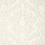 Schumacher 64743 Ravenna Embroidery Silver fabric swatch