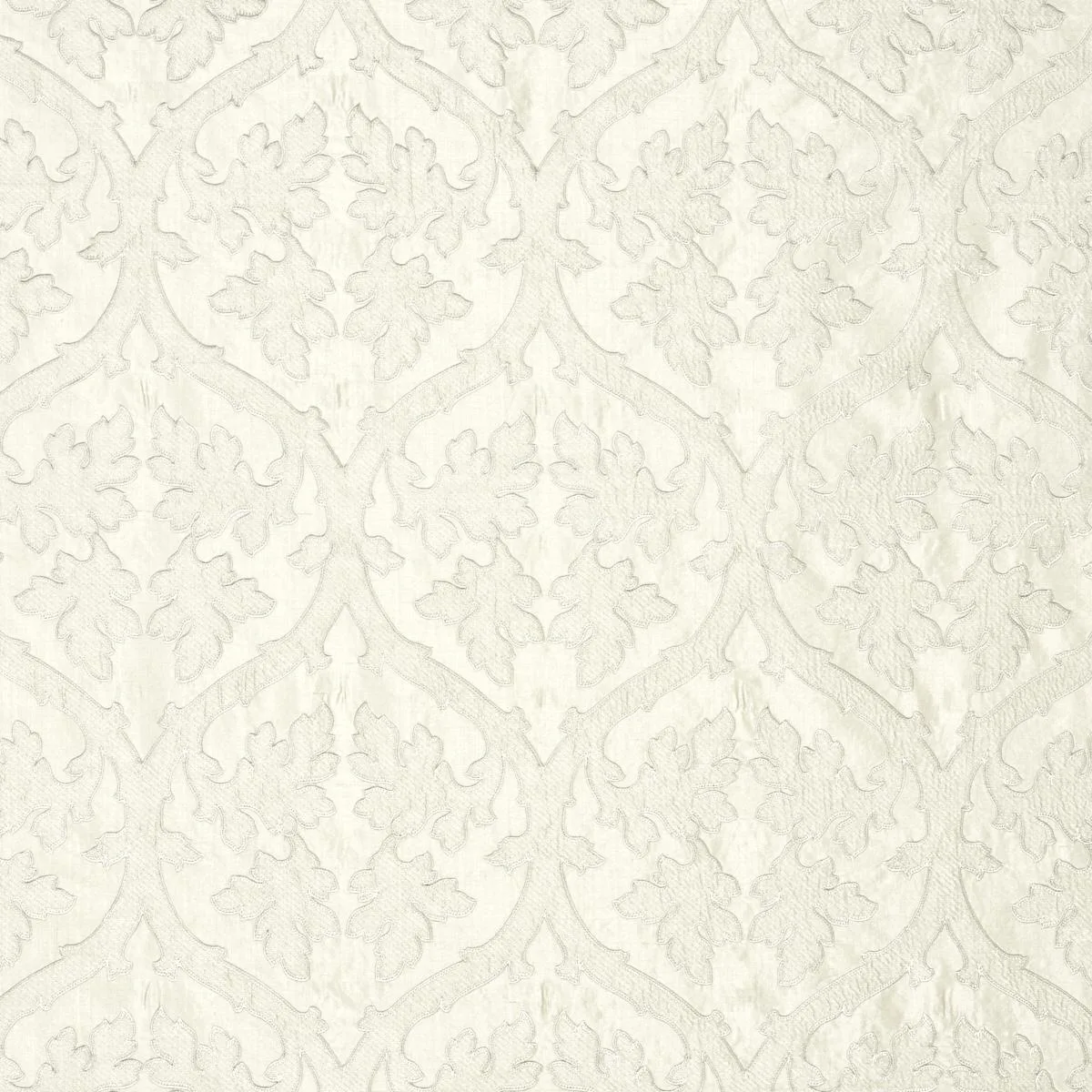 64743 Ravenna Embroidery Silver Fabric