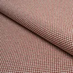 Schumacher 86263 Raye Performance Terracotta fabric swatch