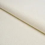 Schumacher 86260 Raye Performance White fabric swatch