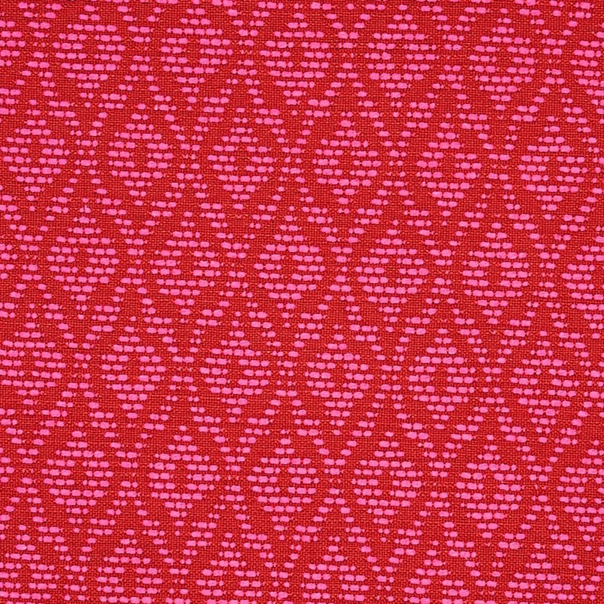 Schumacher 70555 Red Hook Berry fabric swatch