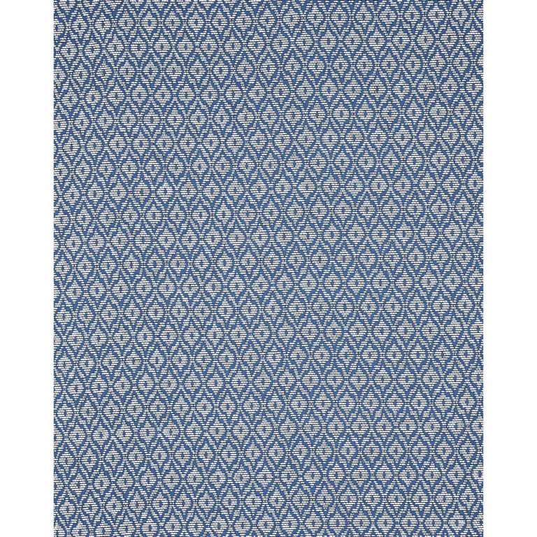 Schumacher 70553 Red Hook Blue fabric swatch