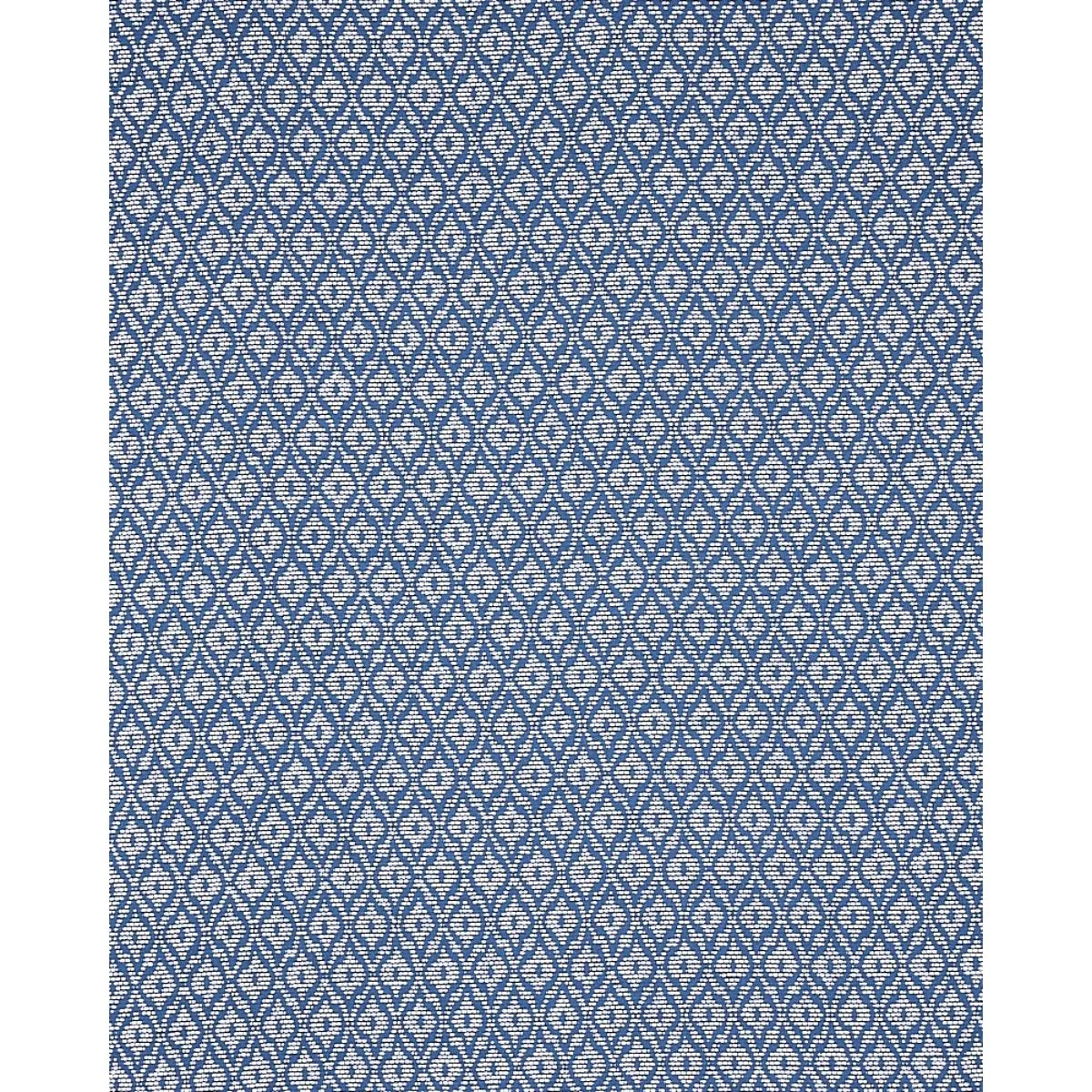 Schumacher 70553 Red Hook Blue fabric swatch