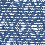 Schumacher 70553 Red Hook Blue fabric swatch